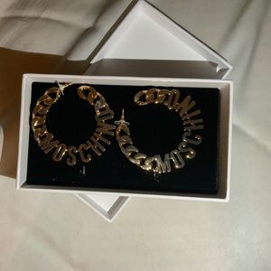 H&M X MOSCHINO EARRINGS